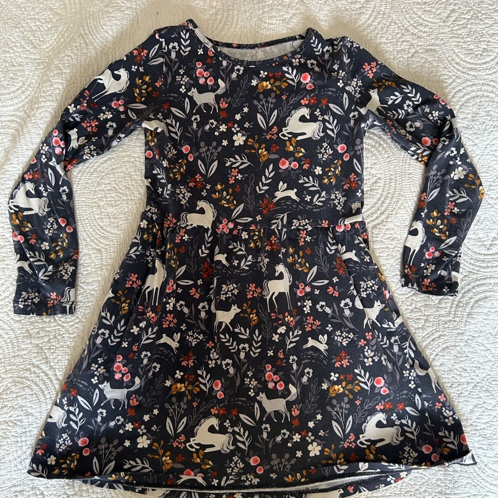 Mystical creature fit & flare dress